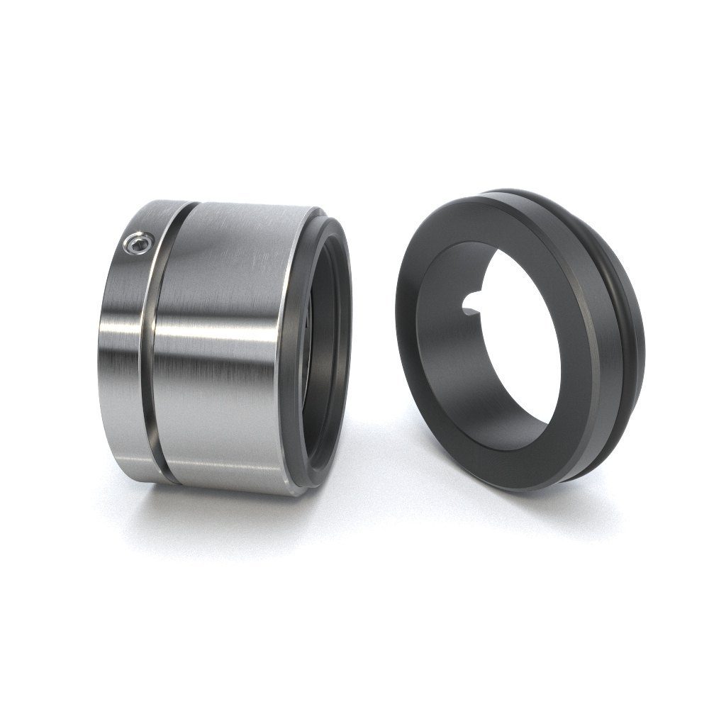 Capsulated multi spring balanced mechanical seal with fully enclosed springs and carbon seat ring for corrosive and crystallising media