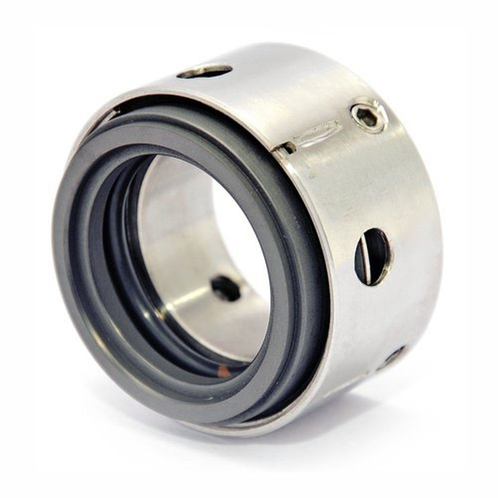 Multi spring reversed balanced mechanical seal with reverse mounted stationary seat and stainless steel retainer for abrasive slurry service